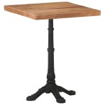 vidaXL Masă de bistro, 60 x 60 x 76 cm, lemn masiv de acacia