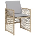 vidaXL Set mobilier grădină cu perne, 11 piese bej combinat poliratan vidaXL Set mobilier grădină cu perne, 11 piese bej combinat poliratan