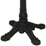 vidaXL Masă de bistro, Ø60 x 76 cm, lemn de mango brut