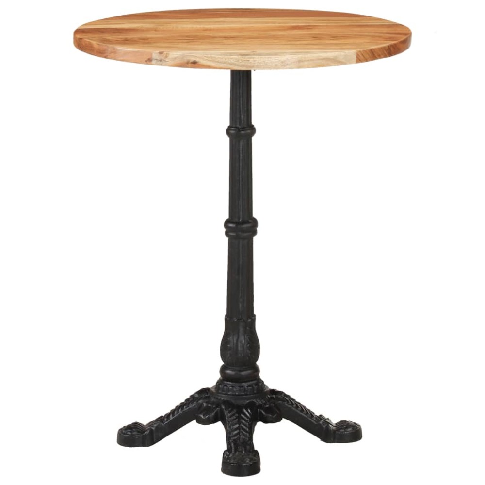 vidaXL Masă de bistro, Ø60 x 76 cm, lemn masiv de acacia