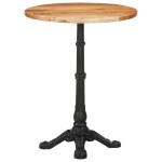 vidaXL Masă de bistro, Ø60 x 76 cm, lemn masiv de acacia