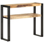 vidaXL Masă consolă, 90x30x75 cm, lemn de mango nefinisat vidaXL Masă consolă, 90x30x75 cm, lemn de mango nefinisat