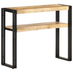 vidaXL Masă consolă, 90x30x75 cm, lemn de mango nefinisat vidaXL Masă consolă, 90x30x75 cm, lemn de mango nefinisat