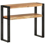vidaXL Masă consolă, 90x30x75 cm, lemn masiv de acacia vidaXL Masă consolă, 90x30x75 cm, lemn masiv de acacia