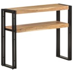 vidaXL Masă consolă, 90x30x75 cm, lemn masiv de acacia vidaXL Masă consolă, 90x30x75 cm, lemn masiv de acacia