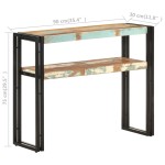 vidaXL Masă consolă, 90x30x75 cm, lemn masiv reciclat vidaXL Masă consolă, 90x30x75 cm, lemn masiv reciclat