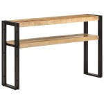 vidaXL Masă consolă, 120x30x75 cm, lemn de mango nefinisat vidaXL Masă consolă, 120x30x75 cm, lemn de mango nefinisat