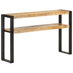 vidaXL Masă consolă, 120x30x75 cm, lemn de mango nefinisat vidaXL Masă consolă, 120x30x75 cm, lemn de mango nefinisat