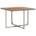 vidaXL Set mobilier grădină cu perne, 9 piese, gri, poliratan