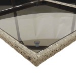vidaXL Set mobilier grădină cu perne, 9 piese, gri, poliratan vidaXL Set mobilier grădină cu perne, 9 piese, gri, poliratan