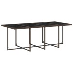 vidaXL Set mobilier de grădină, 13 piese, maro, cu perne, poliratan vidaXL Set mobilier de grădină, 13 piese, maro, cu perne, poliratan