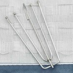 vidaXL Draperie opacă, aspect de in, albastru, 290x245 cm, cu cârlige vidaXL Draperie opacă, aspect de in, albastru, 290x245 cm, cu cârlige