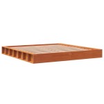 vidaXL Cadru de pat fără saltea, maro ceruit 200x200 cm lemn masiv pin vidaXL Cadru de pat fără saltea, maro ceruit 200x200 cm lemn masiv pin