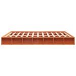 vidaXL Cadru de pat fără saltea, maro ceruit 200x200 cm lemn masiv pin vidaXL Cadru de pat fără saltea, maro ceruit 200x200 cm lemn masiv pin