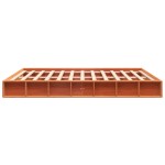 vidaXL Cadru de pat fără saltea, maro ceruit 180x200 cm lemn masiv pin vidaXL Cadru de pat fără saltea, maro ceruit 180x200 cm lemn masiv pin