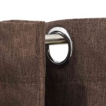 vidaXL Perdele opace aspect pânză ocheți 2 buc. gri taupe 140x175 cm vidaXL Perdele opace aspect pânză ocheți 2 buc. gri taupe 140x175 cm