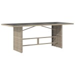 vidaXL Set mobilier grădină cu perne, 9 piese, gri deschis, poliratan vidaXL Set mobilier grădină cu perne, 9 piese, gri deschis, poliratan