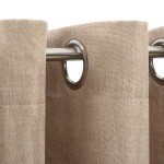 vidaXL Perdele opace, aspect pânză, cu ocheți, 2 buc., bej, 140x245 cm vidaXL Perdele opace, aspect pânză, cu ocheți, 2 buc., bej, 140x245 cm