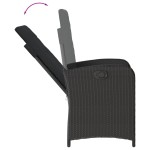 vidaXL Set mobilier de grădină cu perne, 7 piese, negru, poliratan vidaXL Set mobilier de grădină cu perne, 7 piese, negru, poliratan