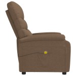 vidaXL Fotoliu de masaj, maro, material textil vidaXL Fotoliu de masaj, maro, material textil