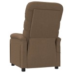 vidaXL Fotoliu de masaj, maro, material textil vidaXL Fotoliu de masaj, maro, material textil