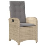 vidaXL Set mobilier pentru grădină, 5 piese, cu perne, bej, poliratan vidaXL Set mobilier pentru grădină, 5 piese, cu perne, bej, poliratan