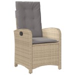 vidaXL Set mobilier pentru grădină, 7 piese, cu perne, bej, poliratan vidaXL Set mobilier pentru grădină, 7 piese, cu perne, bej, poliratan