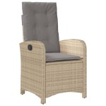 vidaXL Set mobilier pentru grădină, 5 piese, cu perne, bej, poliratan vidaXL Set mobilier pentru grădină, 5 piese, cu perne, bej, poliratan