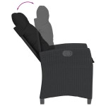 vidaXL Set mobilier de grădină cu perne, 9 piese, negru, poliratan vidaXL Set mobilier de grădină cu perne, 9 piese, negru, poliratan