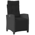 vidaXL Set mobilier de grădină cu perne, 9 piese, negru, poliratan vidaXL Set mobilier de grădină cu perne, 9 piese, negru, poliratan