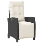 vidaXL Set mobilier de grădină cu perne, 9 piese, negru, poliratan vidaXL Set mobilier de grădină cu perne, 9 piese, negru, poliratan