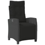 vidaXL Set mobilier de grădină cu perne, 9 piese, negru, poliratan vidaXL Set mobilier de grădină cu perne, 9 piese, negru, poliratan