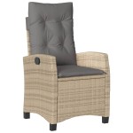 vidaXL Set mobilier pentru grădină, 5 piese, cu perne, bej, poliratan vidaXL Set mobilier pentru grădină, 5 piese, cu perne, bej, poliratan