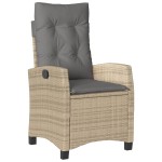 vidaXL Set mobilier pentru grădină, 5 piese, cu perne, bej, poliratan vidaXL Set mobilier pentru grădină, 5 piese, cu perne, bej, poliratan