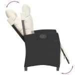 vidaXL Set mobilier de grădină cu perne, 9 piese, negru, poliratan vidaXL Set mobilier de grădină cu perne, 9 piese, negru, poliratan