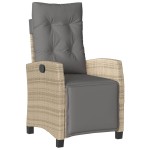 vidaXL Set mobilier pentru grădină, 5 piese, cu perne, bej, poliratan vidaXL Set mobilier pentru grădină, 5 piese, cu perne, bej, poliratan