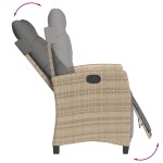 vidaXL Set mobilier pentru grădină, 5 piese, cu perne, bej, poliratan vidaXL Set mobilier pentru grădină, 5 piese, cu perne, bej, poliratan