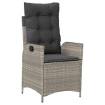 vidaXL Set mobilier grădină cu perne, 9 piese, gri deschis, poliratan vidaXL Set mobilier grădină cu perne, 9 piese, gri deschis, poliratan