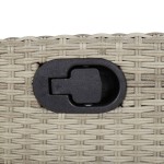 vidaXL Set mobilier grădină cu perne, 9 piese, gri deschis, poliratan vidaXL Set mobilier grădină cu perne, 9 piese, gri deschis, poliratan
