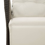 vidaXL Set mobilier de grădină cu perne, 9 piese, negru, poliratan vidaXL Set mobilier de grădină cu perne, 9 piese, negru, poliratan