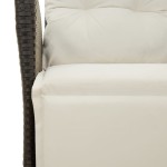 vidaXL Set mobilier de grădină cu perne, 9 piese, negru, poliratan vidaXL Set mobilier de grădină cu perne, 9 piese, negru, poliratan