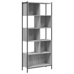 vidaXL Bibliotecă, gri sonoma, 72x28x172 cm, lemn prelucrat vidaXL Bibliotecă, gri sonoma, 72x28x172 cm, lemn prelucrat
