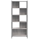 vidaXL Bibliotecă, gri sonoma, 72x28x172 cm, lemn prelucrat vidaXL Bibliotecă, gri sonoma, 72x28x172 cm, lemn prelucrat