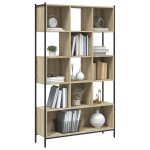 vidaXL Bibliotecă, stejar sonoma, 102x28x172 cm, lemn prelucrat vidaXL Bibliotecă, stejar sonoma, 102x28x172 cm, lemn prelucrat