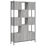 vidaXL Bibliotecă, gri sonoma, 102x28x172 cm, lemn prelucrat vidaXL Bibliotecă, gri sonoma, 102x28x172 cm, lemn prelucrat