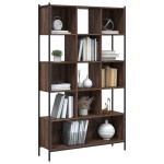 vidaXL Bibliotecă, stejar maro, 102x28x172 cm, lemn prelucrat