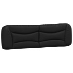 vidaXL Cadru de pat cu LED, negru și alb, 180x200 cm, piele ecologică vidaXL Cadru de pat cu LED, negru și alb, 180x200 cm, piele ecologică