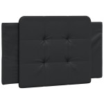 vidaXL Cadru de pat cu lumini LED, negru, 100x200 cm, piele ecologică vidaXL Cadru de pat cu lumini LED, negru, 100x200 cm, piele ecologică