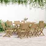 vidaXL Scaune grădină pliante 6 buc 54,5x61,5x86,5cm lemn masiv acacia vidaXL Scaune grădină pliante 6 buc 54,5x61,5x86,5cm lemn masiv acacia