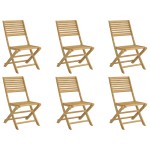 vidaXL Scaune grădină pliante 6 buc. 48,5x61,5x87 cm lemn masiv acacia vidaXL Scaune grădină pliante 6 buc. 48,5x61,5x87 cm lemn masiv acacia